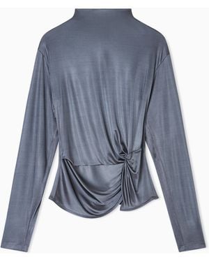 Giorgio Armani Maglia A Maniche Lunghe - Blu