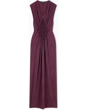 Giorgio Armani Long Dress - Purple