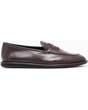 Giorgio Armani Slip-On Loafer - Brown