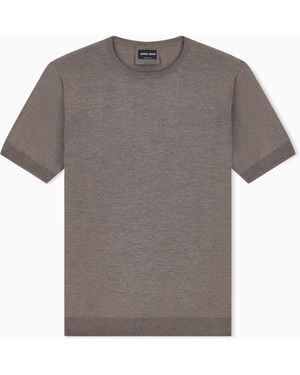 Giorgio Armani Slim-Fit Jumper - Grey