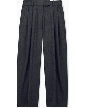 Giorgio Armani Wide-Leg Trousers - Blue