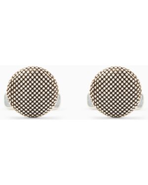 Giorgio Armani Sterling Cufflinks - White