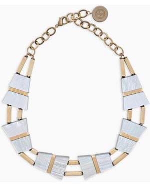 Giorgio Armani Collana Girocollo - Bianco