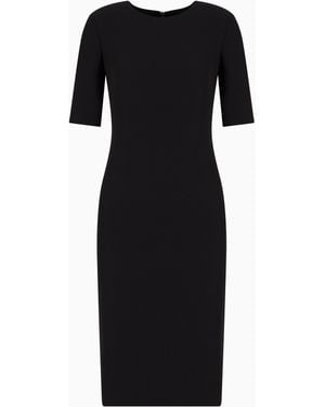 Giorgio Armani Silk Tube Dress - Black