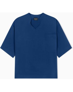 Giorgio Armani Loose Blouse - Blue