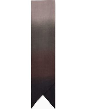 Giorgio Armani X Kith Dégradé Cashmere, Wool And Silk Scarf - Natural