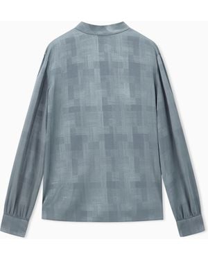 Giorgio Armani Shirt Regular Fit - Blue