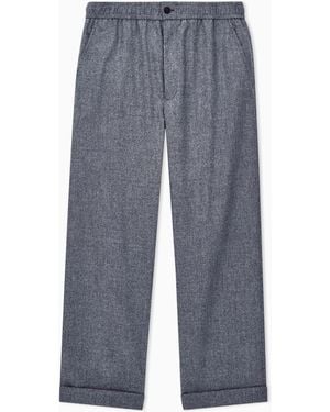 Giorgio Armani Oversized Trousers - Blue