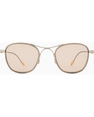 Giorgio Armani Aviator Sunglasses - Natural