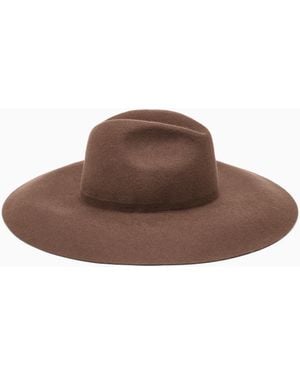 Giorgio Armani Classic Hat - Brown