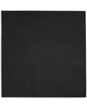 Giorgio Armani Pañuelo De Bolsillo De Seda - Negro