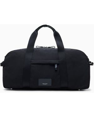 Giorgio Armani Bolso Mediano De Nailon Asv - Negro