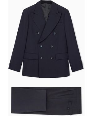Giorgio Armani Royal Line Double-Breasted Suit - Blue
