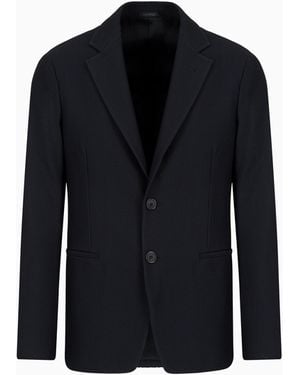 Giorgio Armani Single-Breasted Jacket - Blue