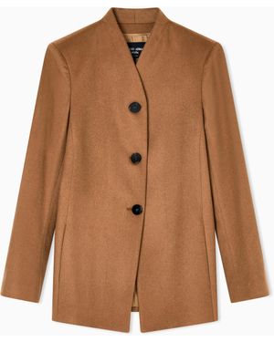 Giorgio Armani Single-Breasted Jacket - Brown