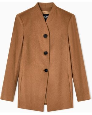 Giorgio Armani Single-Breasted Jacket - Brown