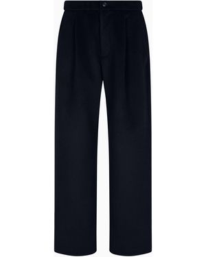 Giorgio Armani One-Pleat Trousers - Blue