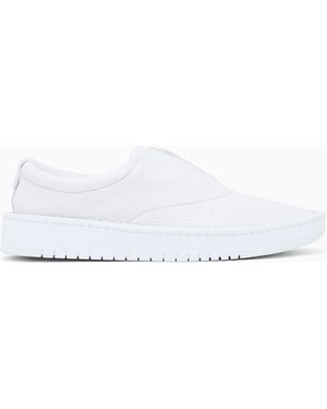 Giorgio Armani Deerskin Slip-Ons - White