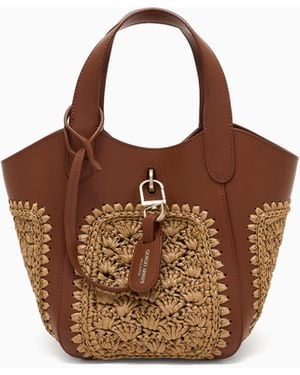 Giorgio Armani Borsa A Mano Piccola - Marrone
