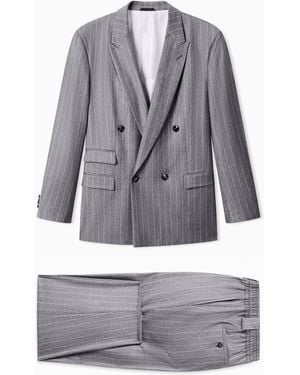 Giorgio Armani Oversized Suit Heritage - Grey