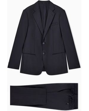 Giorgio Armani Soho Line Single-Breasted Suit - Black