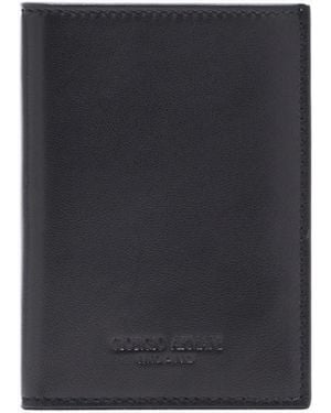 Giorgio Armani Nappa-Leather Bifold Wallet - Black