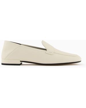Giorgio Armani X 10 Corso Como Calfskin Loafers - White