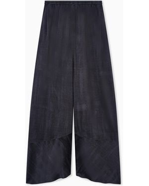 Giorgio Armani Wide Trousers - Blue
