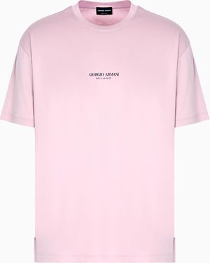 Giorgio Armani T-Shirt Girocollo - Rosa
