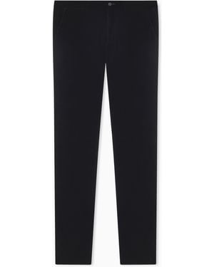 Giorgio Armani Velvet Trousers - Black