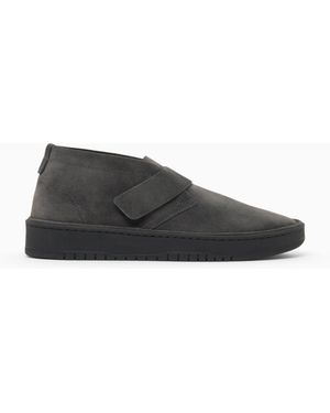 Giorgio Armani Suede Chukka Boots - White
