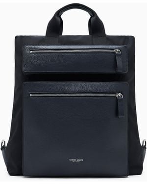 Giorgio Armani Shopper Convertibile - Nero