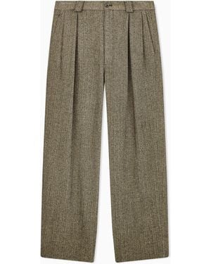 Giorgio Armani Armani/Archivio Fw1990 Single-Pleat Trousers - Green