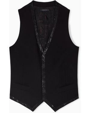 Giorgio Armani Giorgio's Single-Breasted Waistcoat - Black