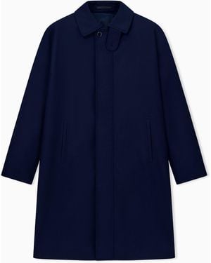 Giorgio Armani Coat Sportswear Regular Fit - Blue