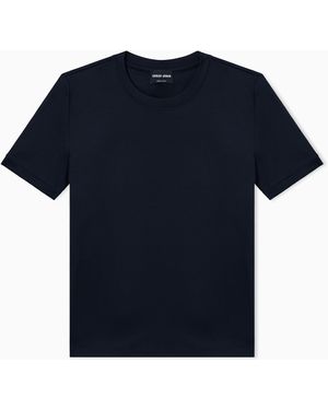 Giorgio Armani Crew Neck T-Shirt - Blue