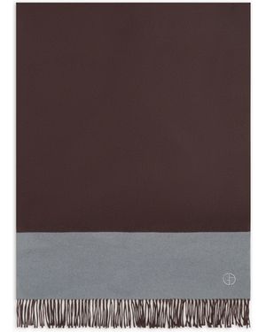 Giorgio Armani Estola De Cachemir Bicolor - Morado