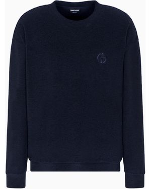 Giorgio Armani Felpa Girocollo - Blu