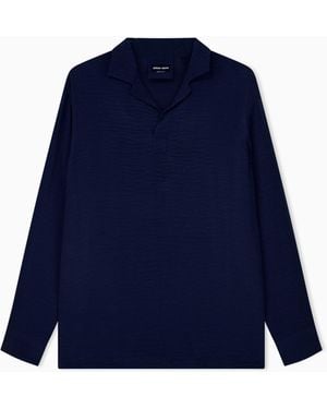 Giorgio Armani Casual Shirts - Blue