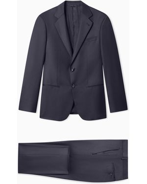 Giorgio Armani Soho Line Single-Breasted Suit - Blue