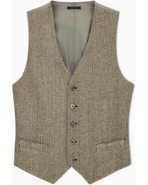 Giorgio Armani Armani/Archivio Fw1990 Single-Breasted Waistcoat - Grey
