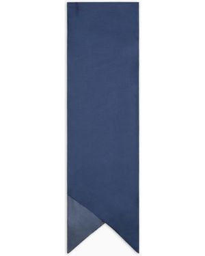 Giorgio Armani Two-Tone Modal Scarf - Blue