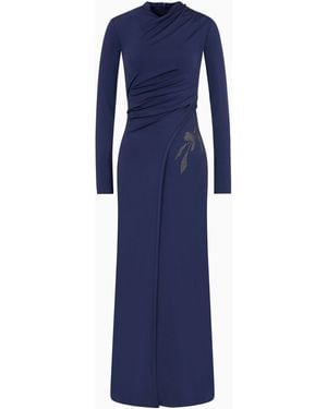 Giorgio Armani Asv Long Dress - Blue