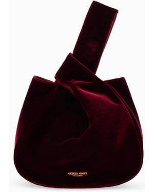 Giorgio Armani Borsa A Mano Scultorea - Rosso