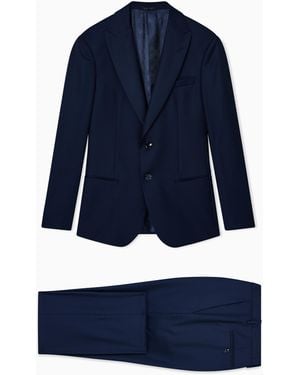 Giorgio Armani Slim Fit Suits - Blue