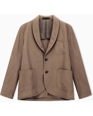 Giorgio Armani Single-Breasted Jacket - Brown
