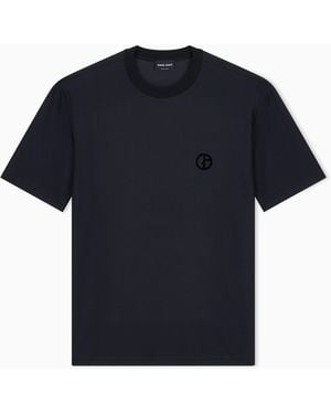 Giorgio Armani T-Shirt Oversized - Blue