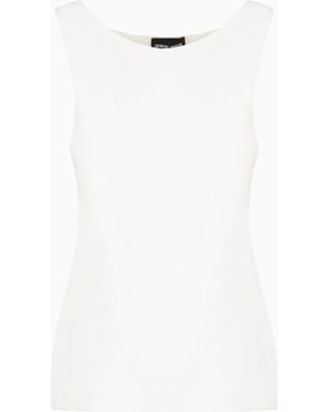 Giorgio Armani Pure Silk Top - White