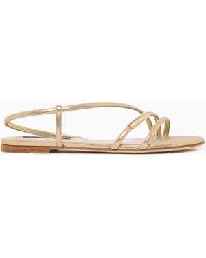 Giorgio Armani Flat Sandals - White