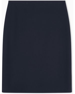 Giorgio Armani Silk Cady Tube Skirt - Black